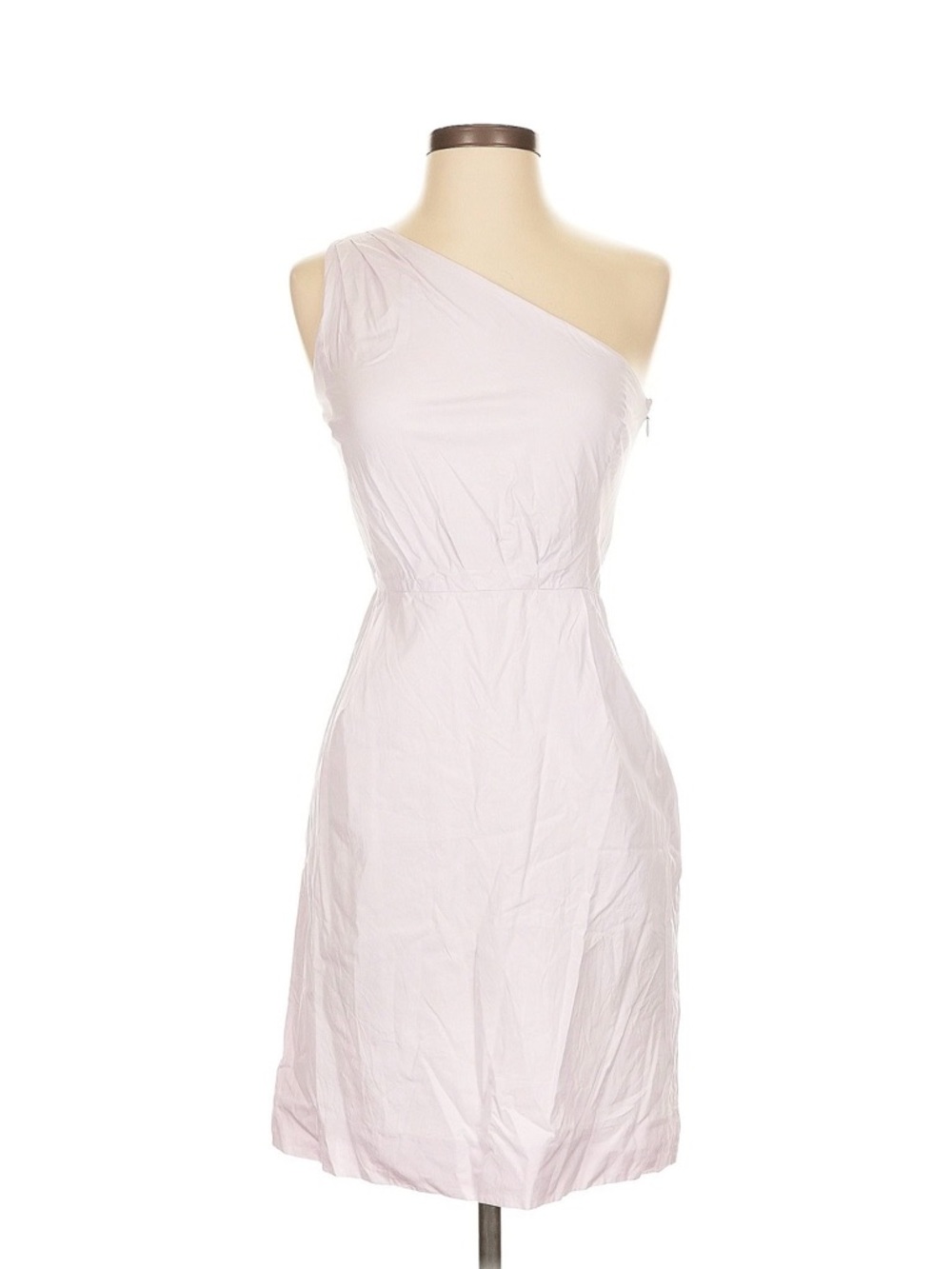 J. Crew One-Shoulder Light Purple Dress